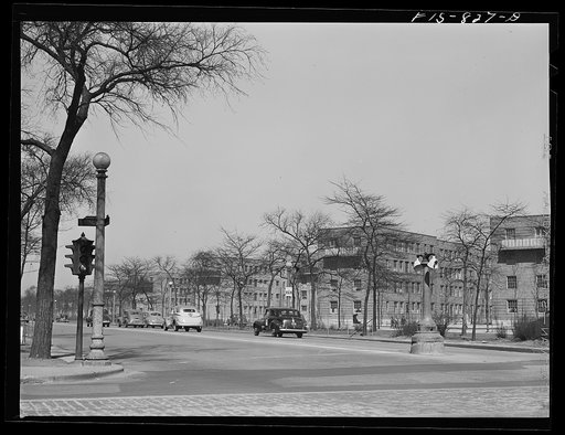 Chicago, Illinois. Ida B. Wells Housing Project. Houses