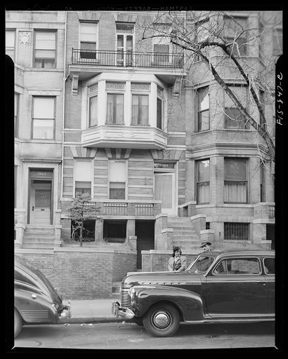 Untitled photo, possibly related to: Washington, D.C. Four-story house which Jewal Mazique [i.e. Jewel], worker at the Library of Congress, and her husband are buying