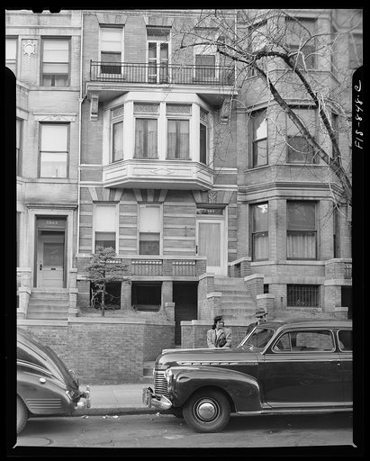 Untitled photo, possibly related to: Washington, D.C. Four-story house which Jewal Mazique [i.e. Jewel], worker at the Library of Congress, and her husband are buying