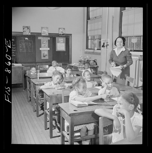 Washington, D.C. Class in a Negro elementary school