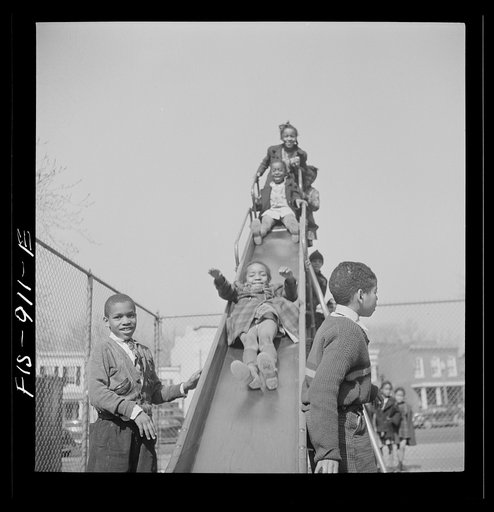 Washington, D.C. Recreation at a Negro grammar school