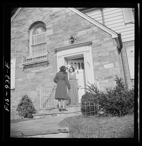 Washington, D.C. Teacher being greeted by her daugther as she comes home from work