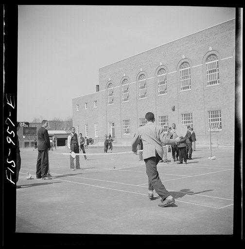 Untitled photo, possibly related to: Washington, D.C. Playground of the Banneker Junior High School