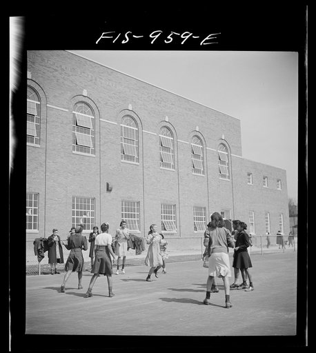 Washington, D.C. Playground of the Banneker Junior High School