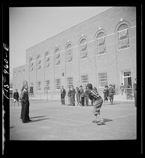 Washington, D.C. Playground of the Banneker Junior High School
