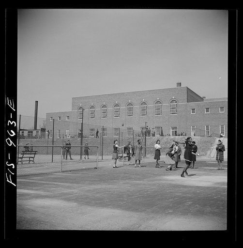 Untitled photo, possibly related to: Washington, D.C. Playground at Banneker Junior High School