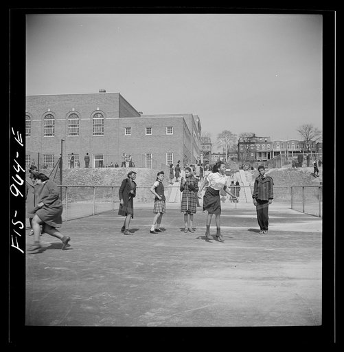 Untitled photo, possibly related to: Washington, D.C. Playground at Banneker Junior High School