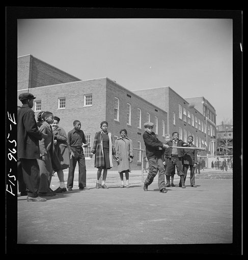 Washington, D.C. Playground of the Banneker Junior High School