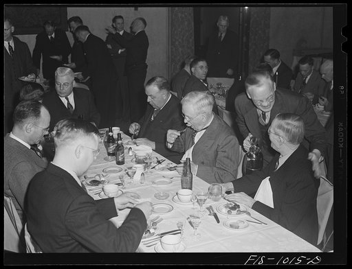 Minneapolis, Minnesota. At a meeting of the Swedish Club, a businessmen's social organization. The club has been in existence for many years and in addition to having lectures and programs, it participates in various public campaigns. The meeting was held at the Saint Anthony Club and the speaker wa