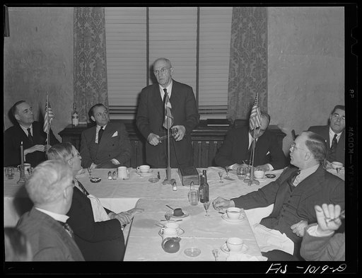Minneapolis, Minnesota. Mr. Herman A. Larson introducing the speaker of the evening