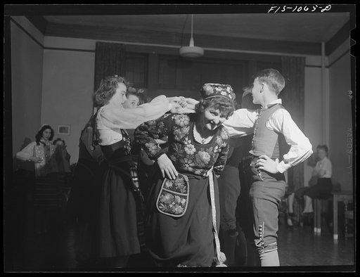 A Swedish folk dancing group in Minnesota