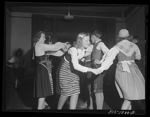 A Swedish folk dancing group in Minnesota