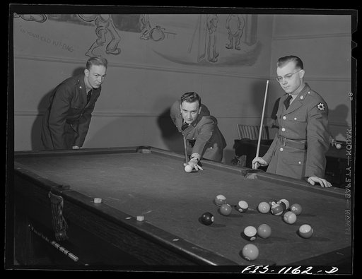 Swedish-American selectees from the state of Minnesota, just inducted into the U.S. Army, enjoying a bit of recreation