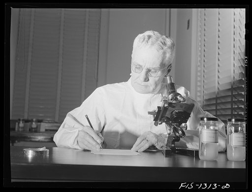 Doctor Cooley, one of the pioneers at the Rocky Mountain Laboratory in the study of ticks and development of spotted fever vaccine. USPHS (United States Public Health Service)  Rocky Mountain Laboratory. Hamilton, Montana