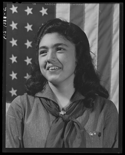 New Bedford, Massachusetts. Portuguese Girl Scout