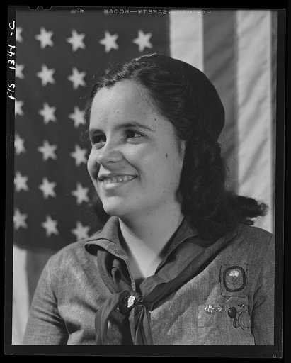 New Bedford, Massachusetts. Portuguese Girl Scout