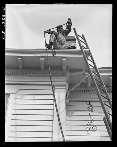 New Bedford, Massachusetts. Portuguese house painter