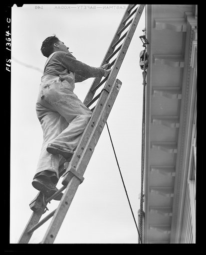 New Bedford, Massachusetts. Portuguese house painter