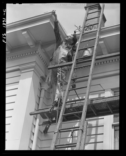 New Bedford, Massachusetts. Portuguese house painter