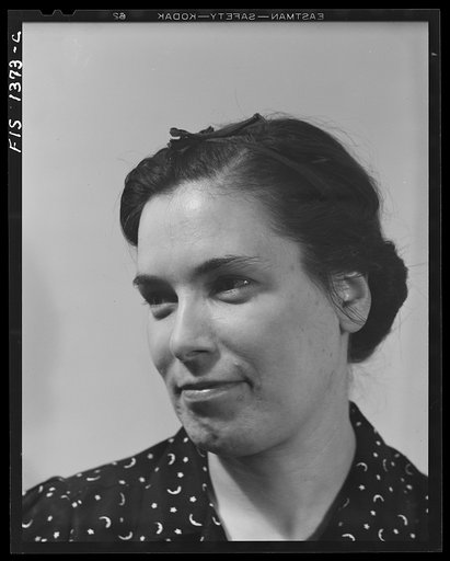Untitled photo, possibly related to: New Bedford, Massachusetts. Wife of a house painter. Both are second generation Portuguese