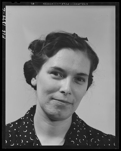 Untitled photo, possibly related to: New Bedford, Massachusetts. Wife of a house painter. Both are second generation Portuguese