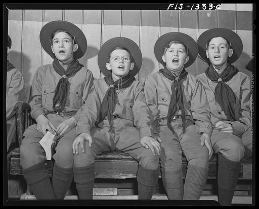 New Bedford, Massachusetts. Portuguese Boy Scout