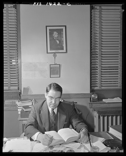 Untitled photo, possibly related to: New Bedford, Massachusetts. Portuguese lawyer