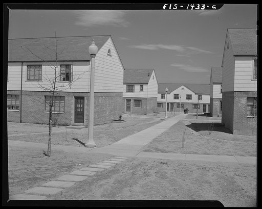New Bedford, Massachusetts. Federal housing project for low income group