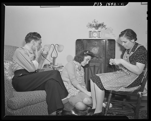 New Bedford, Massachusetts. Family of Portuguese house painter who live in a federal housing project for low income families in New Bedford