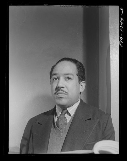 Untitled photo, possibly related to: Mr. Langston Hughes, Negro poet and playwright. Chicago, Illinois