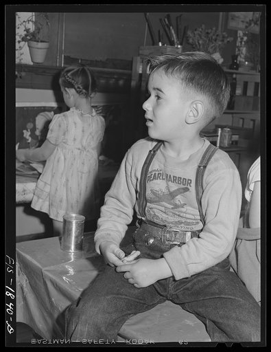 Kindergarten child of Portuguese descent. San Leandro, California