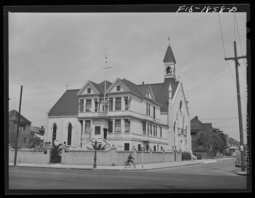 Saint Joseph's Portuguese church and parish house in Oakland, California