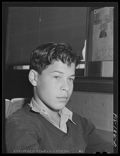 Schoolboy of Portuguese descent. San Leandro, California