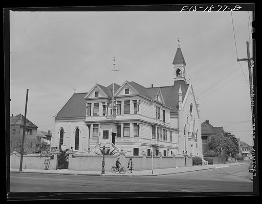 Saint Joseph's Portuguese church and parish house in nearby Oakland, California
