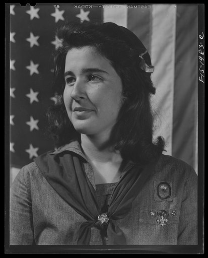 New Bedford, Massachusetts. Portuguese Girl Scout