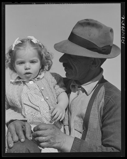 Provincetown, Massachusetts. Portuguese dory fisherman and his grandaughter