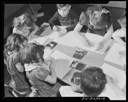 Untitled photo, possibly related to: New Bedford, Massachusetts. Roman Catholic Portuguese school