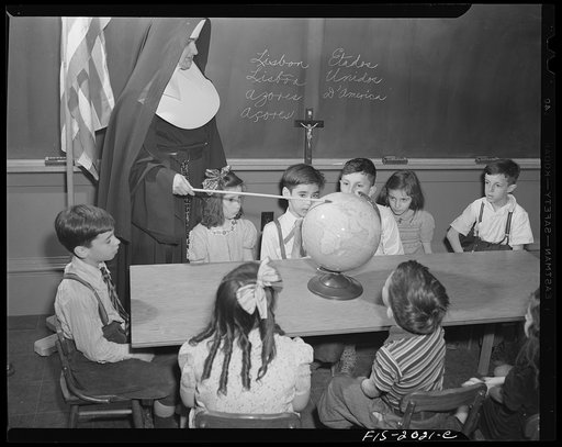 New Bedford, Massachusetts. Roman Catholic Portuguese school