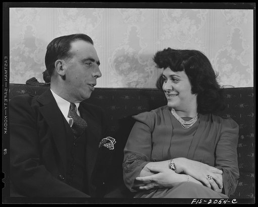 Untitled photo, possibly related to: Provincetown, Massachusetts. Portuguese fisherman and his wife