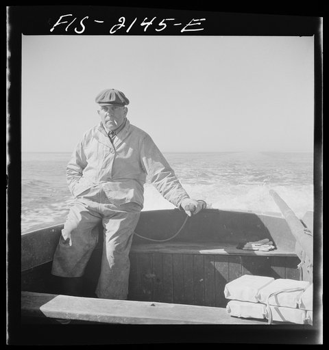 Provincetown, Massachusetts. Portuguese dory fisherman