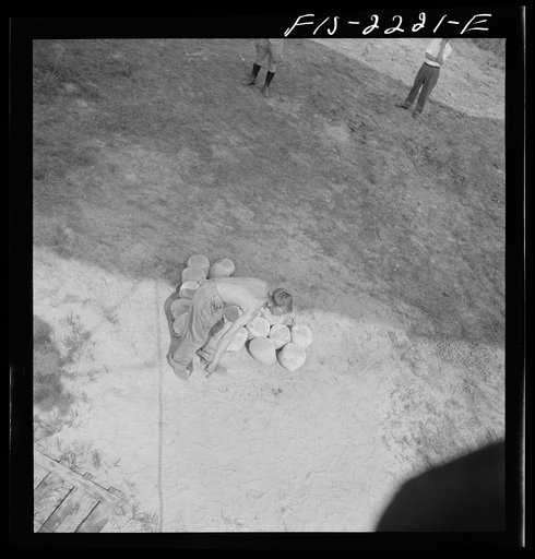 Untitled photo, possibly related to: A scene at the U.S. Marine Corps glider detachment training camp at Parris Island, South Carolina