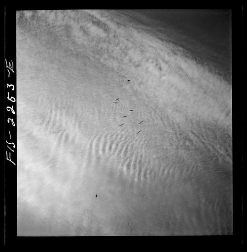 Untitled photo, possibly related to: Parris Island, South Carolina. U.S. Marine Corps glider detachment training camp. Marine glider planes in flight