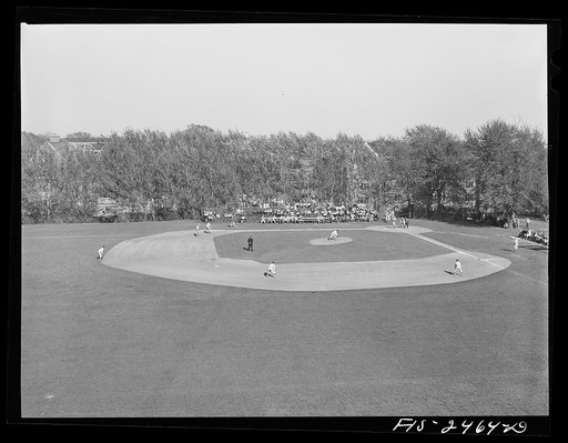 Untitled photo, possibly related to: Baseball game with Nebraska at Iowa State College. Ames, Iowa