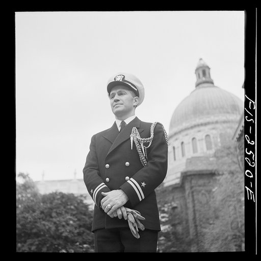 Annapolis, Maryland. Lieutenant K.K. Martineau, aide to the superintendent