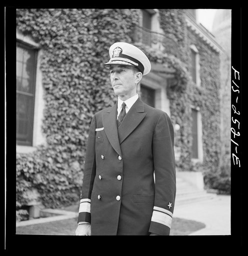 Annapolis, Maryland. Rear Admiral Beardall, Superintendent of the U.S. Naval Academy