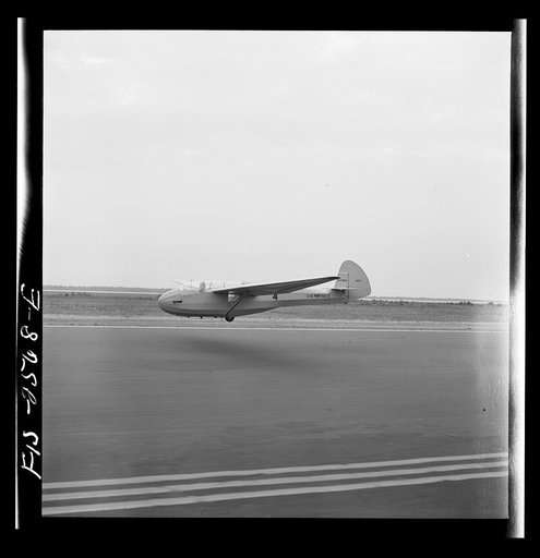 A scene at the U.S. Marine Corps glider detachment training camp at Parris Island, South Carolina.