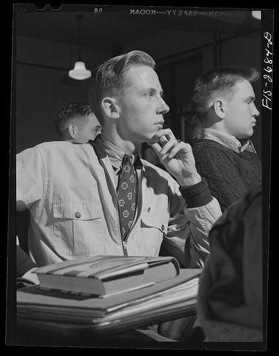 Herbert Anderson, freshman in mechanical engineering from Des Moines, Iowa. Iowa State College. Ames, Iowa