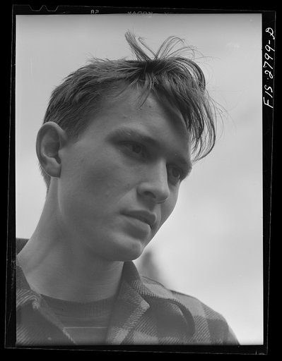 Untitled photo, possibly related to: Jack Lange, a junior in forestry, from Maywood, Illinois. Iowa State College. Ames, Iowa