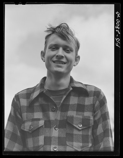 Jack Lange, a junior in forestry, from Maywood, Illinois. Iowa State College. Ames, Iowa