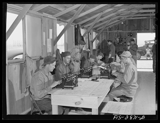 Operations unit interceptor squadron stationed at Lake Muroc, California